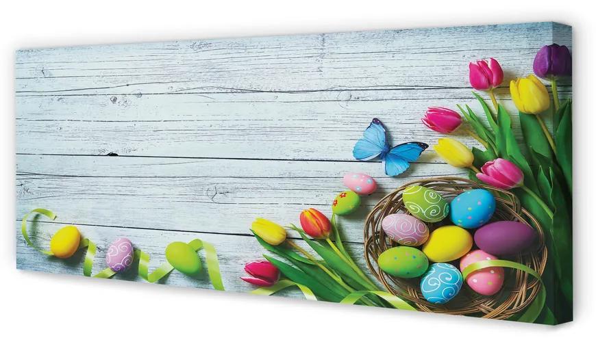 Tablouri canvas Ouă de lalele fluture