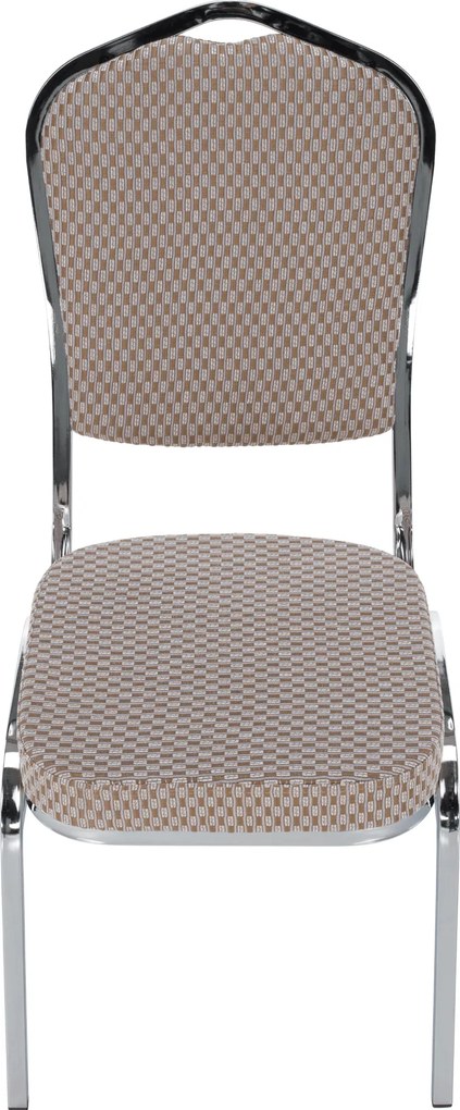 Scaun stivuitor, bej / model / crom, ZINA 3 NEW