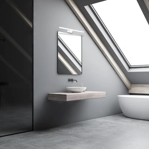 Aplica LED de perete pentru baie SHINE LED/7W/230V 40 cm IP44 albă