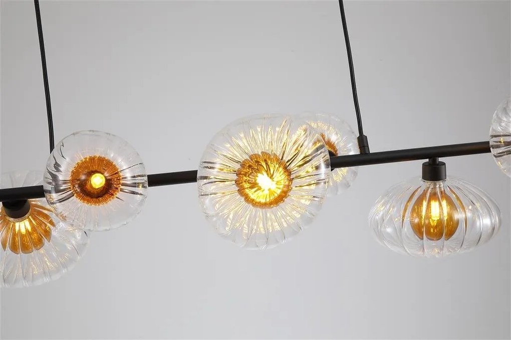 Lustra sticla transparenta si chihlimbar Sunbeam 7L