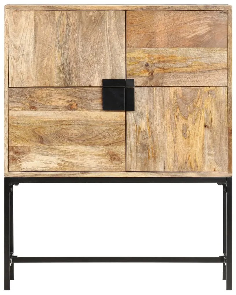 285867 vidaXL Comodă, 80 x 30 x 100 cm, lemn masiv de mango