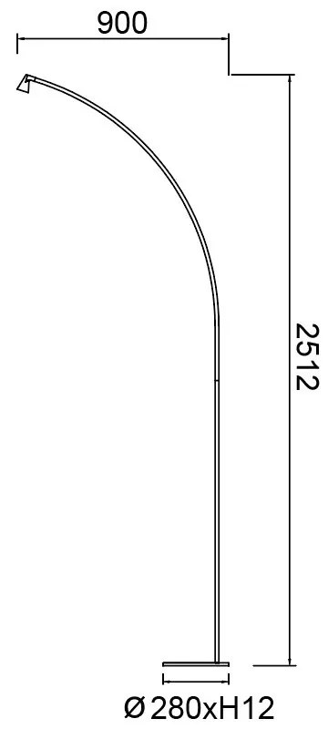 Lampa de podea LED stil minimalist AFRICA