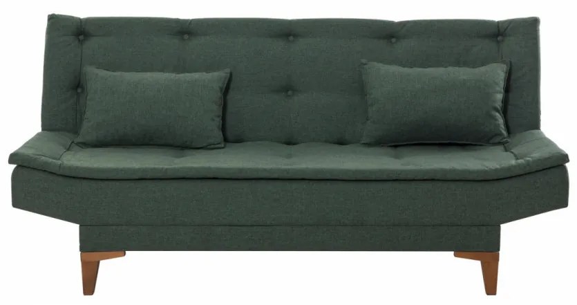 Canapea 3 Locuri, Lemn Solid, Santo, Verde