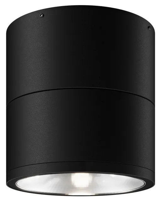 Plafoniera pentru exterior LED Spin O310CL-L12GF3K, 12W, 1050lm, lumina calda, IP54, grafit, Maytoni