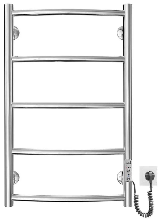 Radiator portprosop CLASSIC 60W/230V 66x43 cm oțel inoxidabil/crom lucios drept