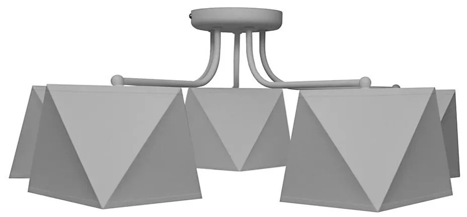 Lustra ADAMANT 5xE27/15W/230V gri