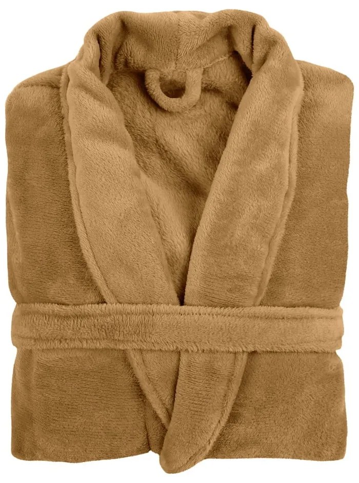 Halat galben muștar S/M din micropluș/cocolino Cozy – Tiseco Home Studio