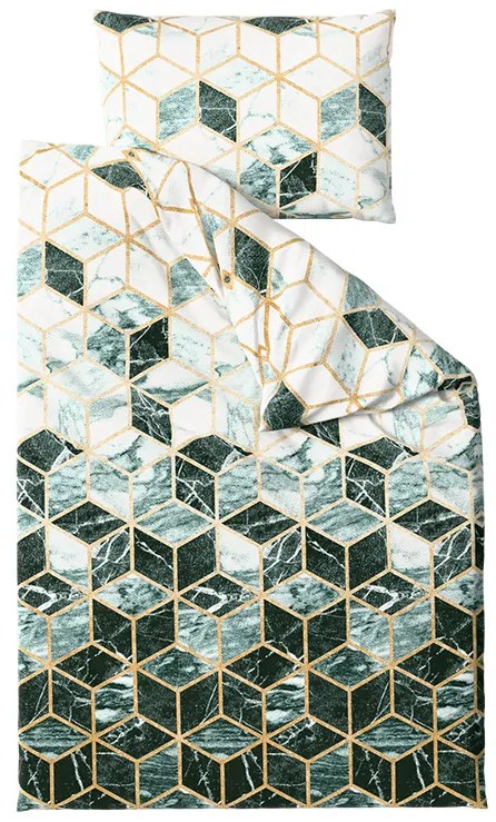 Lenjerie de pat din microfibra ATHENA verde Dimensiune lenjerie de pat: 70 x 90 cm | 140 x 200 cm