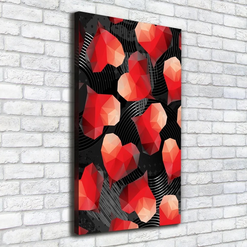 Tablou canvas Inima geometrică