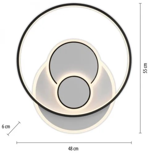 Plafonieră LED Paul Neuhaus 6392-16 MAILAK LED/27W/230V