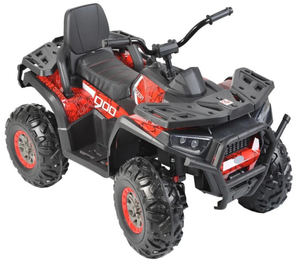 ATV Electric cu acumulator pentru copii NOVOKIDS™ Desert Rider , Cu faruri luminoase, Roti din Cauciuc EVA, 3-12 ani , max 50 kg , 2 Baterii de 12V,