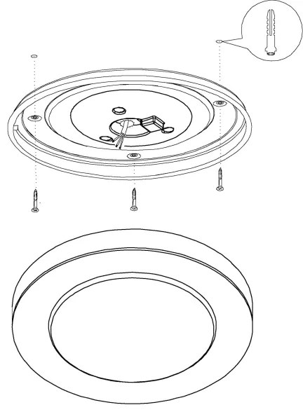 Plafonieră LED pentru baie Eglo 94967 LED CAPRI 1xLED/11W/230V IP44