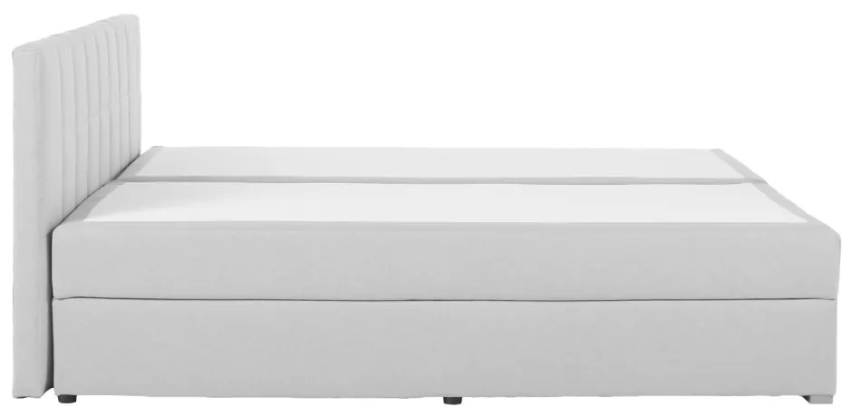 Pat tip BOXSPRING 180x200, gri deschis, FERATA KOMFORT