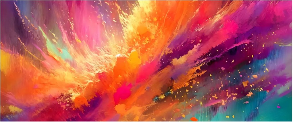 Tablou - Abstractizare dinamică (120x50 cm)