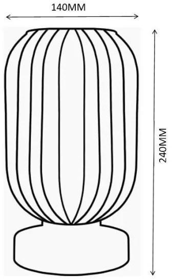 Lampă de masă Globo 15469TG NORMY 1xE27/40W/230V verde