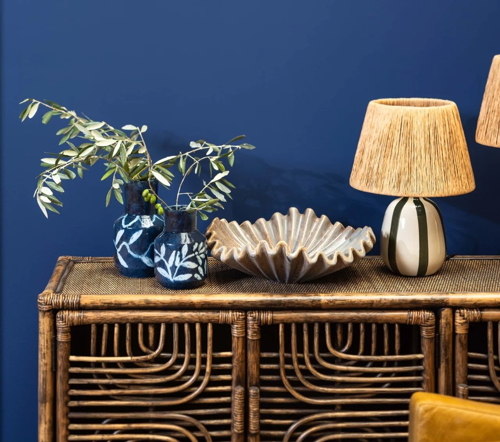 Bol decorativ, fructiera din ceramica D44cm Medusa