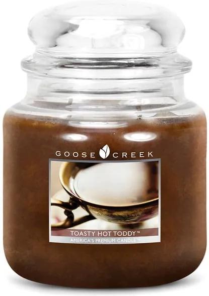 Lumânare parfumată în recipient de sticlă Goose Creek Toasty Hot Toddy, 75 ore de ardere