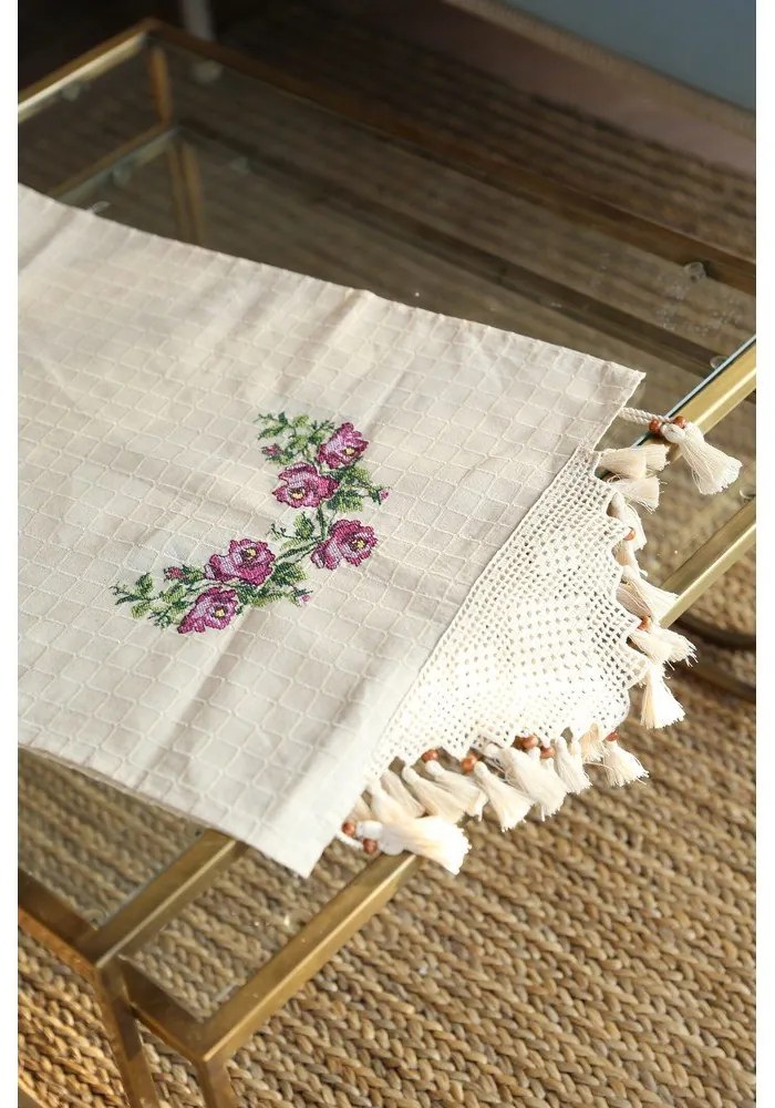 Napron de masă din bumbac 45x150 cm Cross – Oyo Concept