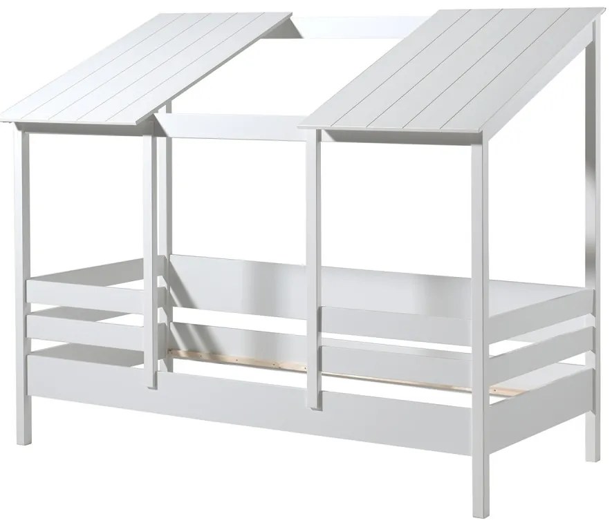 Set de Pat copii Vipack conține un Pat copii Vipack 09 acoperiș și un roll-slat 16s și o SALTEA PAT COPII