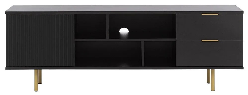 Dulap TV Newelon NW06 (Negru + auriu) . 1106243
