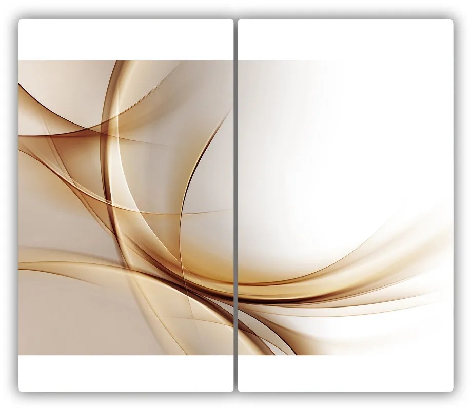 Tocator din sticla valuri abstracte