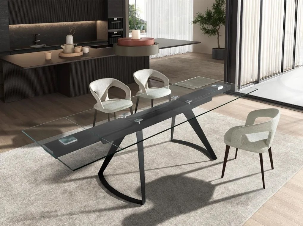 Scaun modern design italian, Tesatura Off-White