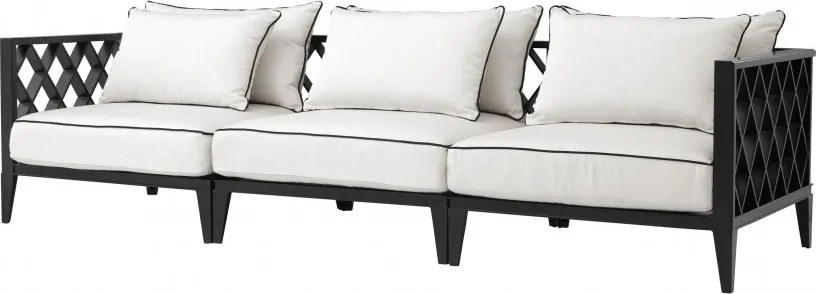 Canapea pentru interior si exterior Ocean Club, negru 113617 HZ