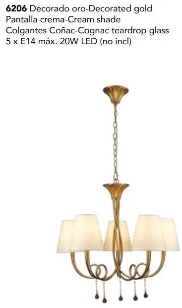 Candelabru elegant cu 5 brate Paola