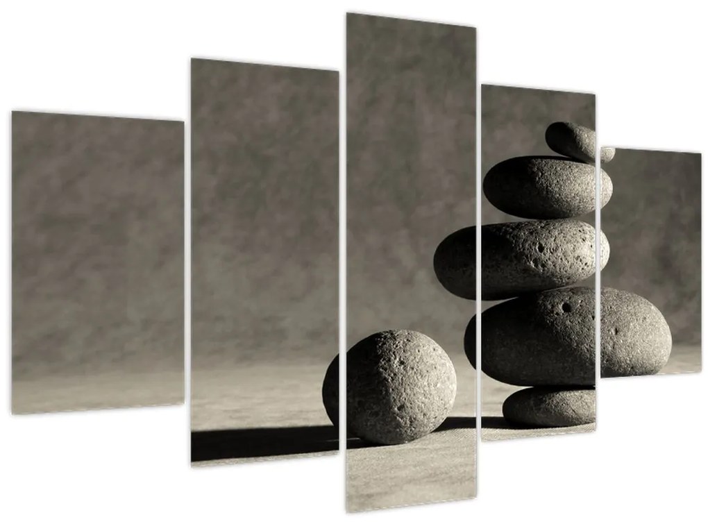 Tablou - Pietre gri (150x105 cm)