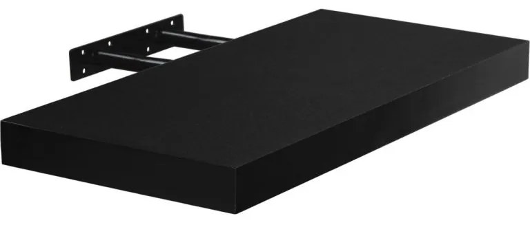 Raft de perete STILISTA VOLATO - negru mat 90 cm