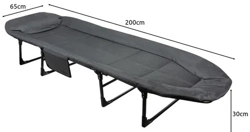 Pat de călătorie pliabil cu saltea și cadru solid