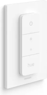 Set de 2 becuri LED dimabile Philips Hue WHITE AMB. GU10/4,2W/230V + comutator dimmer