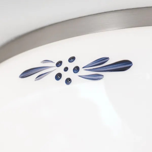 Plafonieră Orion DL 7-673 LANDHAUS 2xE27/60W/230V d. 28 cm mm crom/alb