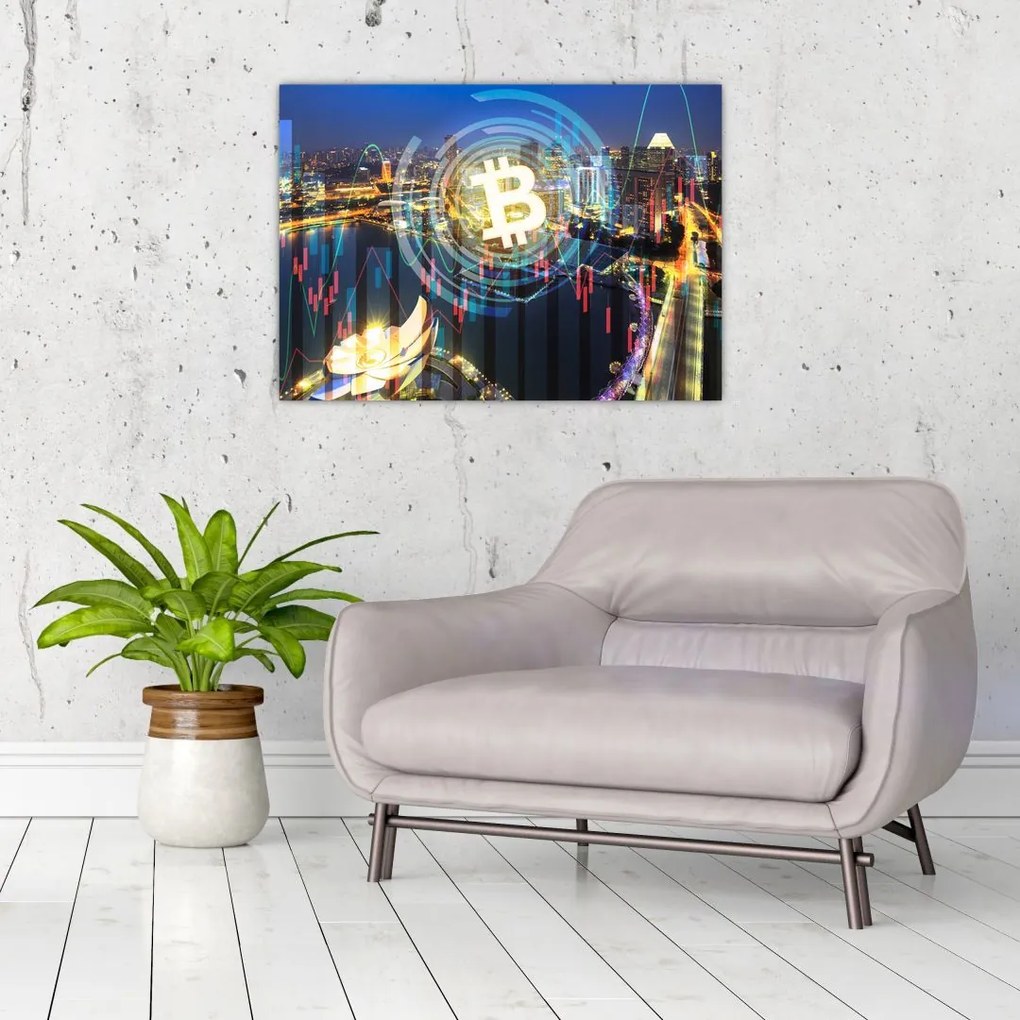 Tablou - Orașul investițiilor (70x50 cm)