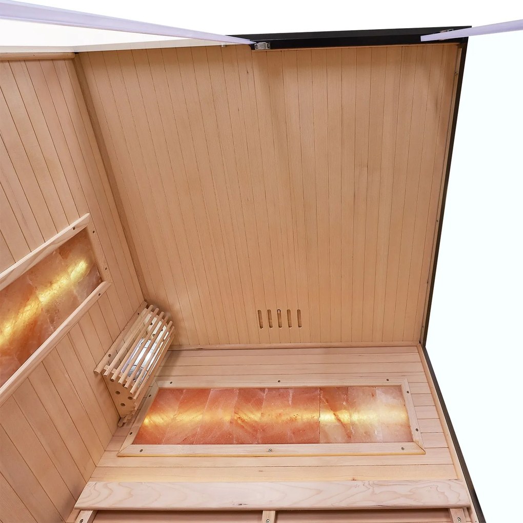 Vnútorná sauna Vantaa 120 so soľnými kameňmi