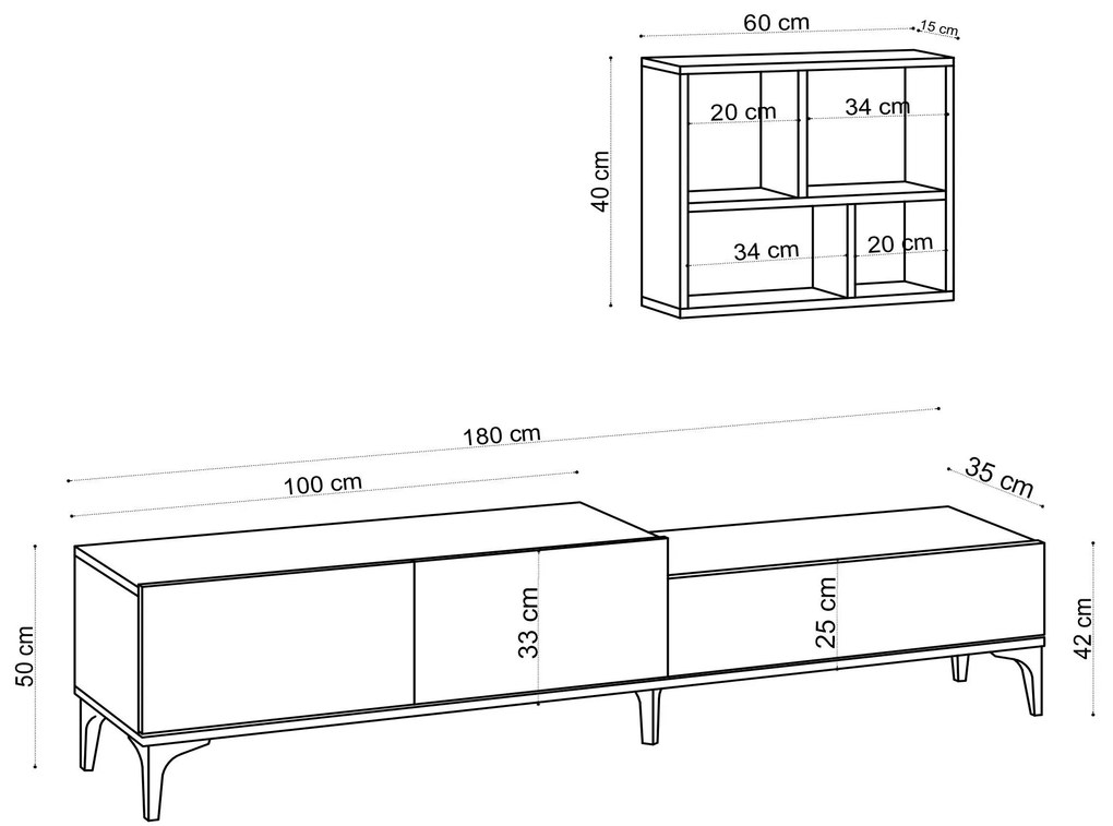 Mobilier living Didoso (stejar) . 1095592