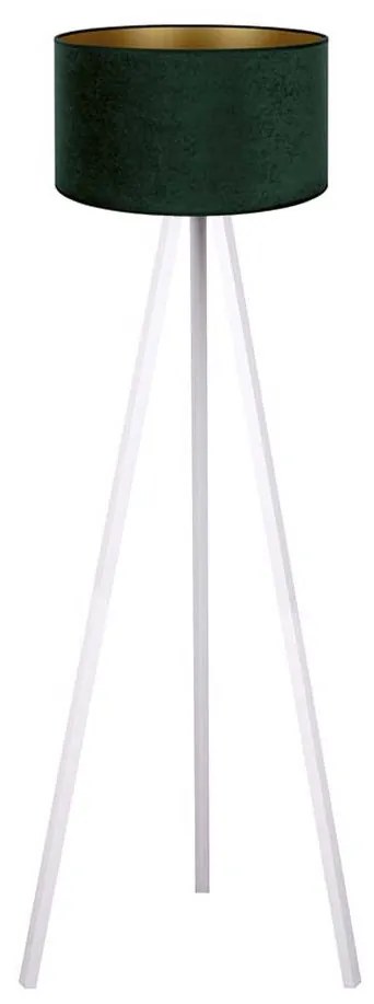 Lampadar VELVET 1xE27/60W/230V alb/verde Brilagi