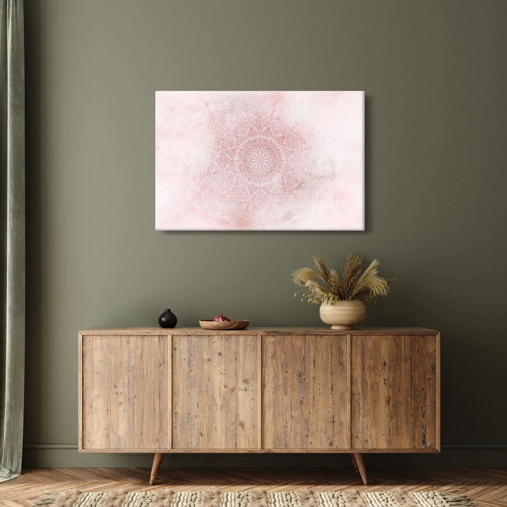 Tablou - Mandala roz (90x60 cm)