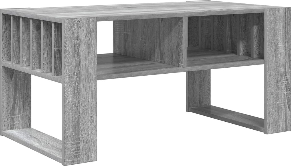 vidaXL Masă de cafea Gri Sonoma 92 x 49,5 x 45 cm Lemn compozit