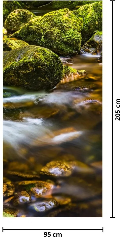 Fototapet pentru ușă - Pârâu (95x205cm)