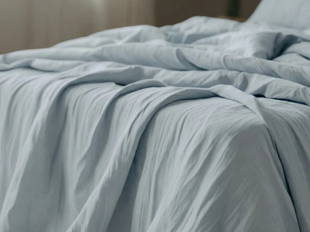 Lenjerie de pat muselina MOELLIN gri deschis Dimensiunile lenjeriei: 70 x 90 cm | 140 x 200 cm