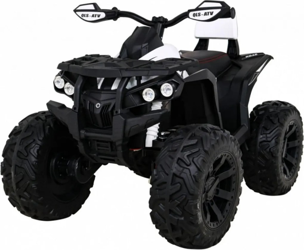 ATV Electric cu acumulator pentru copii NOVOKIDS™ PowerQuad PRO , Cu melodii si lumini, Lungime 103 cm, 3-8 ani , Max 35 kg , Roti EVA, 12V, 4