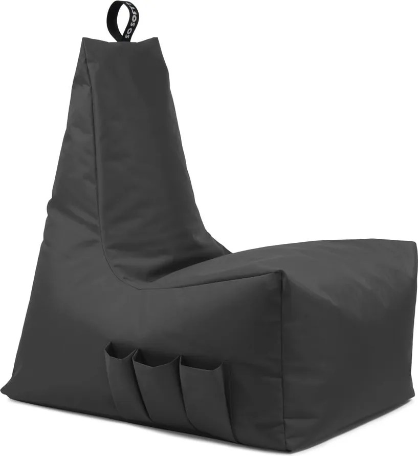 Fotoliu bean bag gri Icy Gamer L – So Soft?