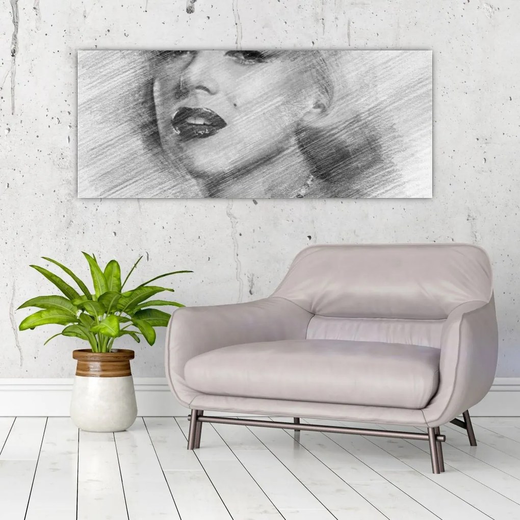 Tablou - Portretul lui Marilyn Monroe (120x50 cm)