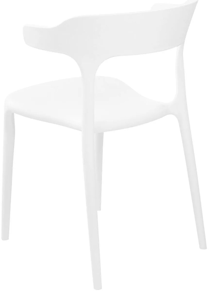 Set 4 buc scaun tip bar Gerry (alb). 1079155