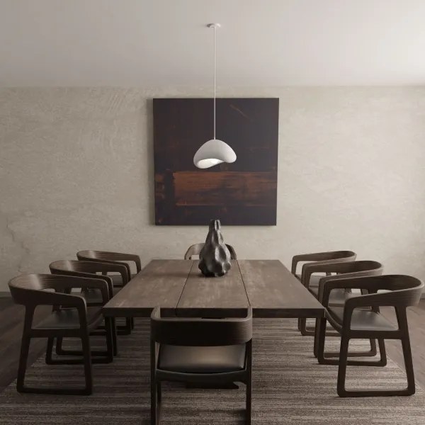 Brilagi - Pendul pe cablu WABI SABI 1xE27/40W/230V Ø 33 cm alb