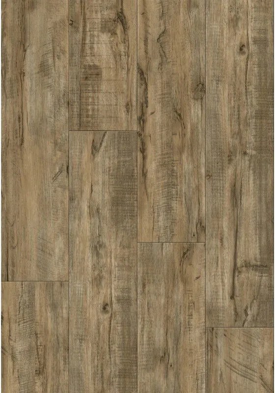 Mexen El Paso  panouri din vinil 1240 x 182 mm SPC 6,5 mm, suport IXPE 1,5 mm, 4 V-Fuga, Nuc - F1069-1240-182-505-4V1-03