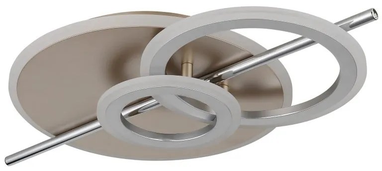 Plafoniera LED metal sampanie NORRIS