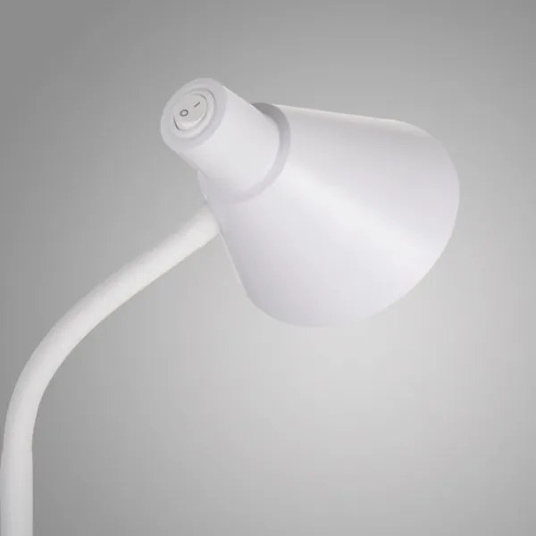 JUST LIGHT. 11248-16 - Lampă de birou LED flexibilă PIXIE, 4,5 W, 230 V, albă