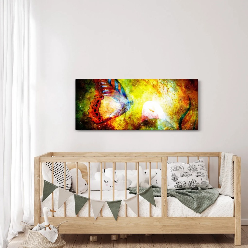 Tablou - Fluture spațial (120x50 cm)